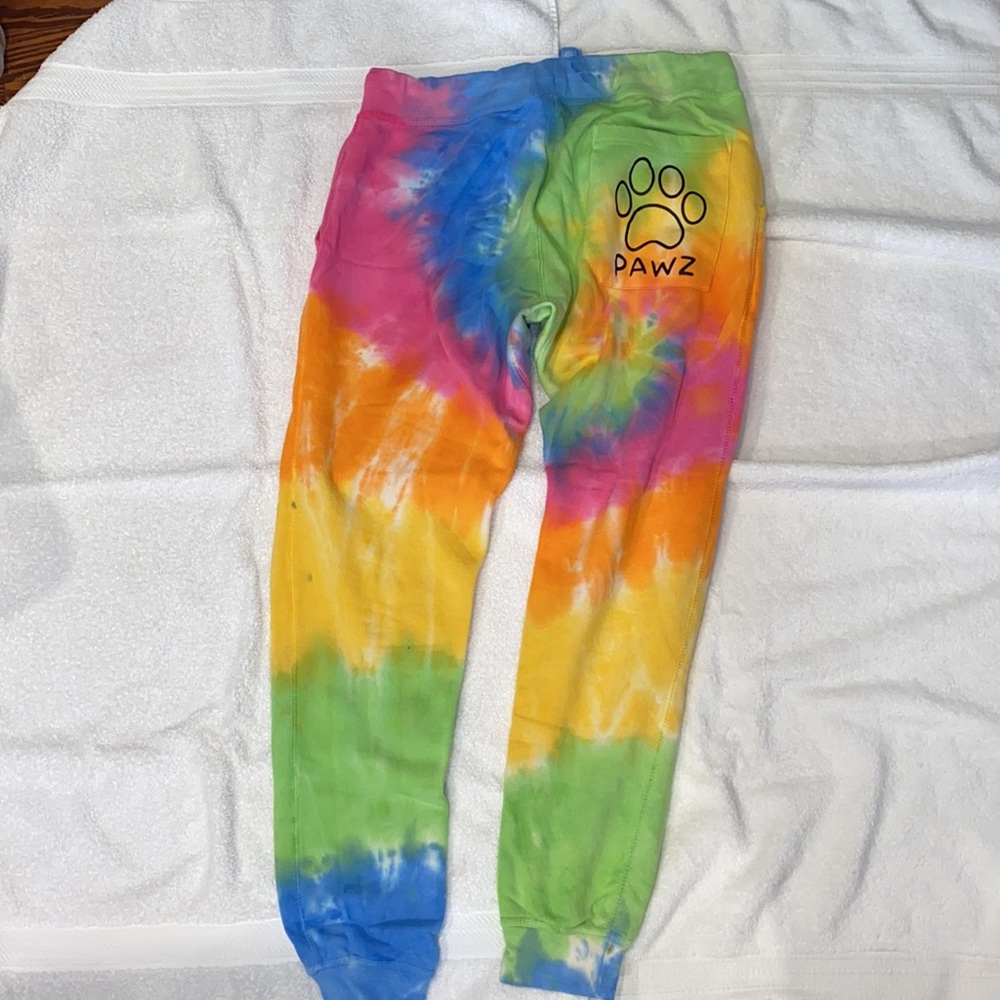 PAWZ tye dye joggers